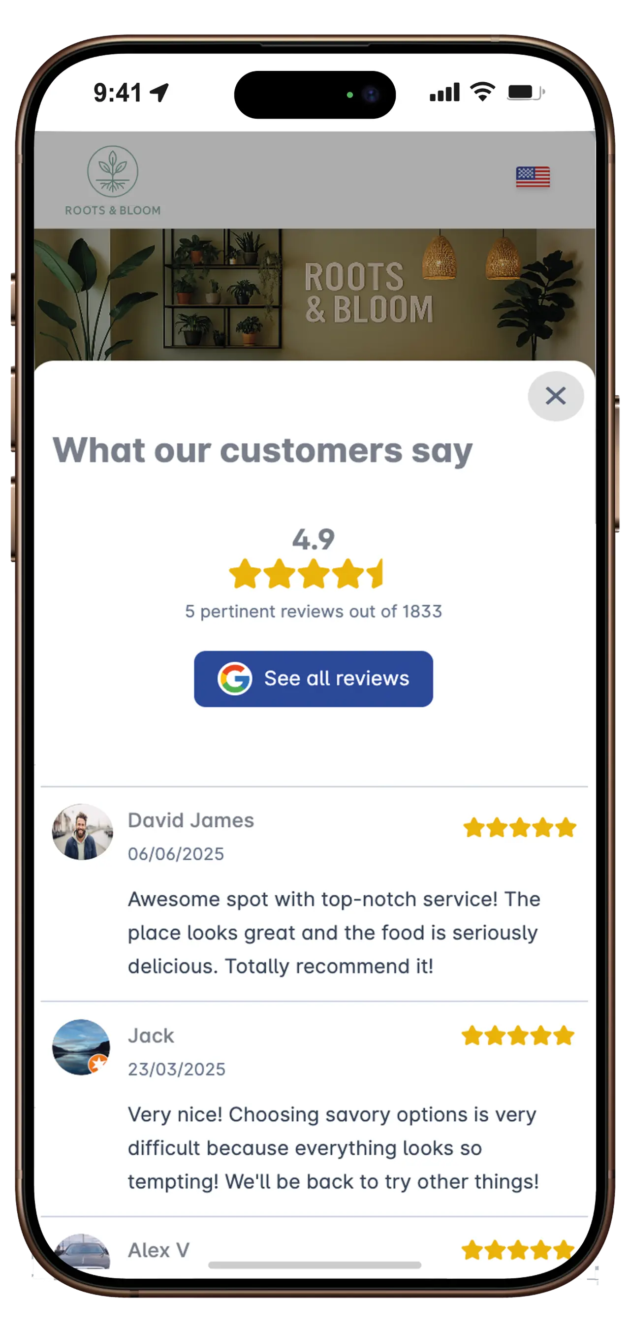 Synchronisation en temps réel avec votre fiche Google My Business